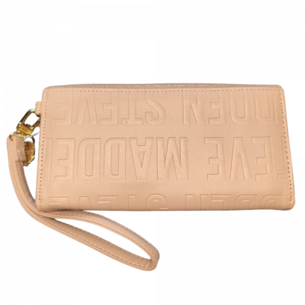 Cartera Steve Madden herrajes dorados relieve Rosa Blush Mr117815 - Imagen 2