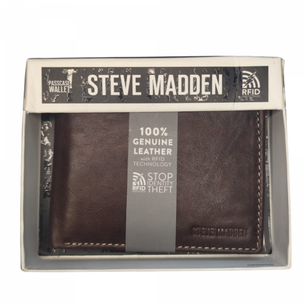 Cartera Steve Madden Cafe Piel Genuina - Imagen 2