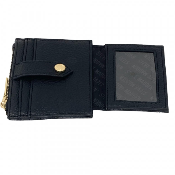 Tarjetero Steve Madden Negro herrajes dorados MR116325 - Imagen 3