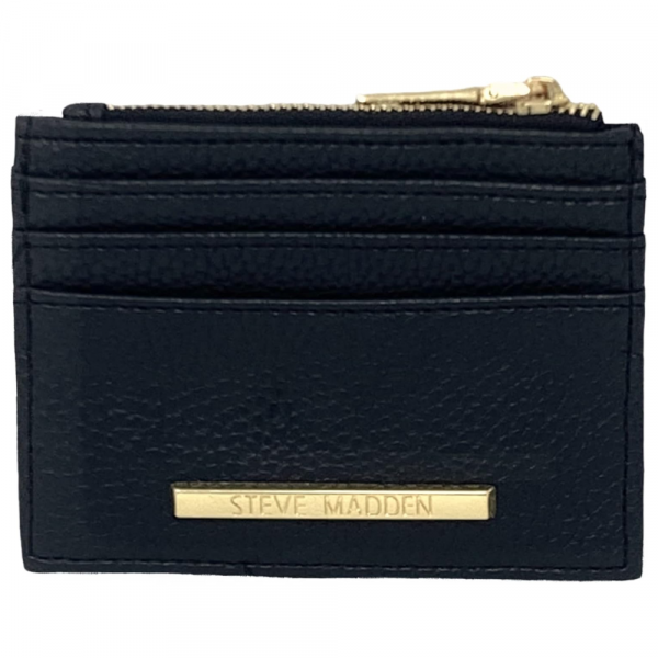 Tarjetero Steve Madden Negro herrajes dorados MR116325 - Imagen 2