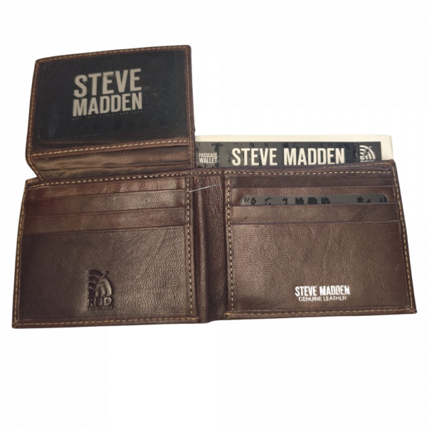 Cartera Steve Madden Cafe Piel Genuina - Imagen 4