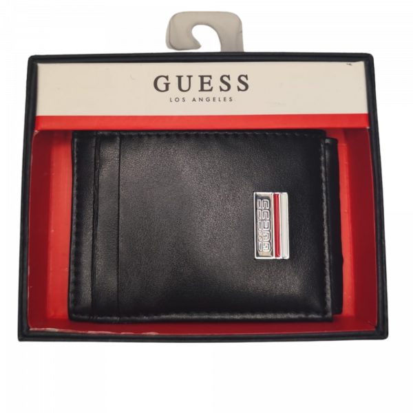 Tarjetero Guess Negro caballero